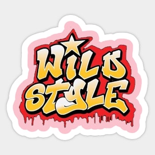 Wildstyle Graffiti Sticker
